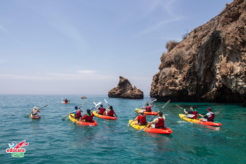Nerja: Guided Kayak Tour Nerja Cliffs and Maro Waterfall Nerja: Sea Kayak Tour