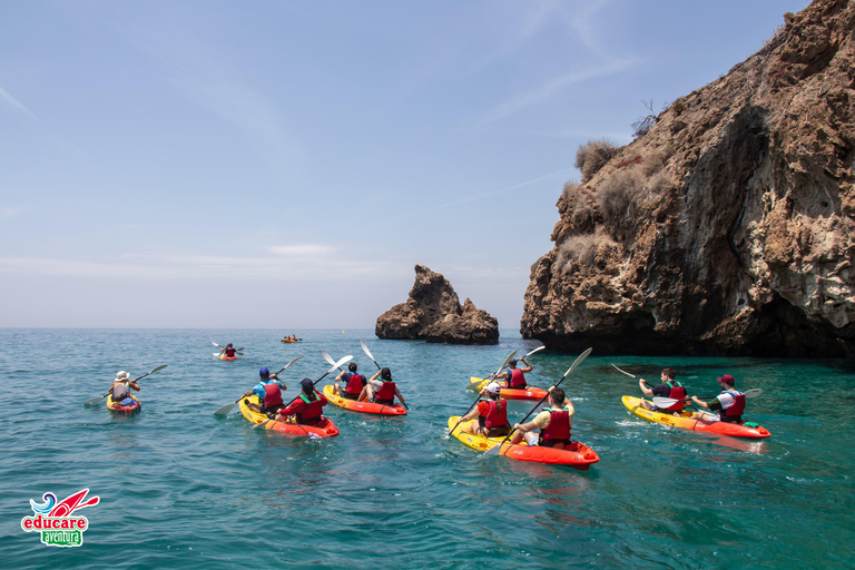 Nerja: Guided Kayak Tour Nerja Cliffs and Maro Waterfall Nerja: Sea Kayak Tour