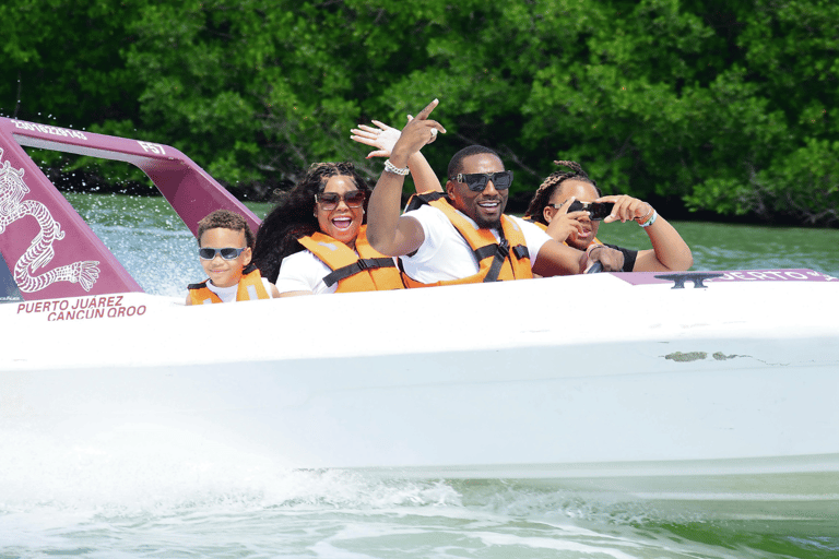 Cancun: Mayan Jungle Tour with Speedboat & Snacks Cancun: Mayan Jungle Tour with Speedboat & Snack w/ Transfer