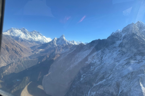 Everest Base Camp & Gokyo Lake Helicopter Flight landing Gokyo Lake Helicopter Flight Tour with Breakfast