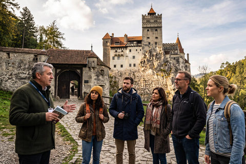 Bucharest-Dracula Castles, Peles-Cantacuzino-Brasov Day Tour COACH TOUR Audio guide in 24 languages