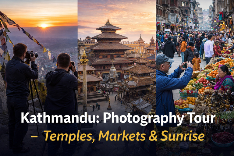 Kathmandu: Photography Tour – Temples, Markets & Sunrise