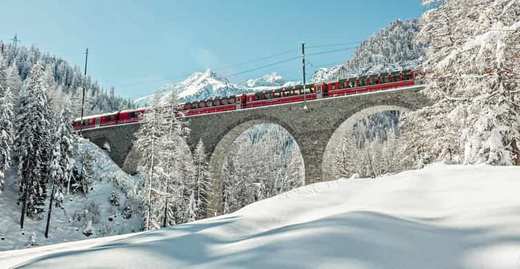 From Milan: Bernina Red Train and St. Moritz Tour photo 11