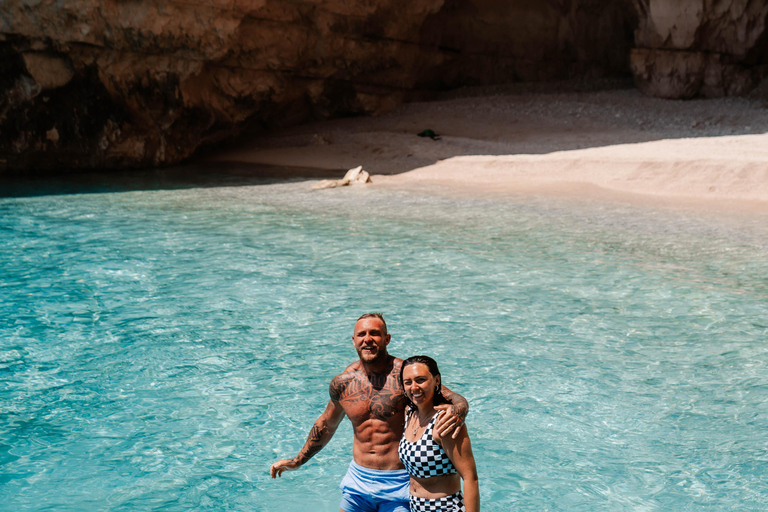 Prywatna łódź na Zakintos: jaskinie Keri, Mizithres, Agalas (maks. 5 osób)