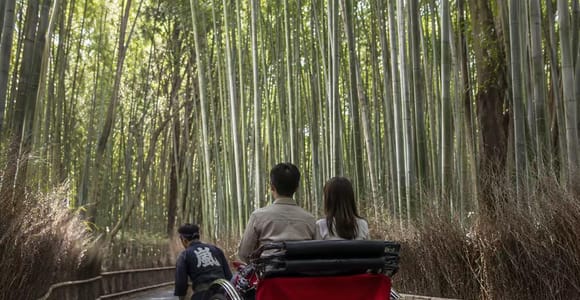 Kyoto: Arashiyama Rickshaw & Tea Ceremony Tour