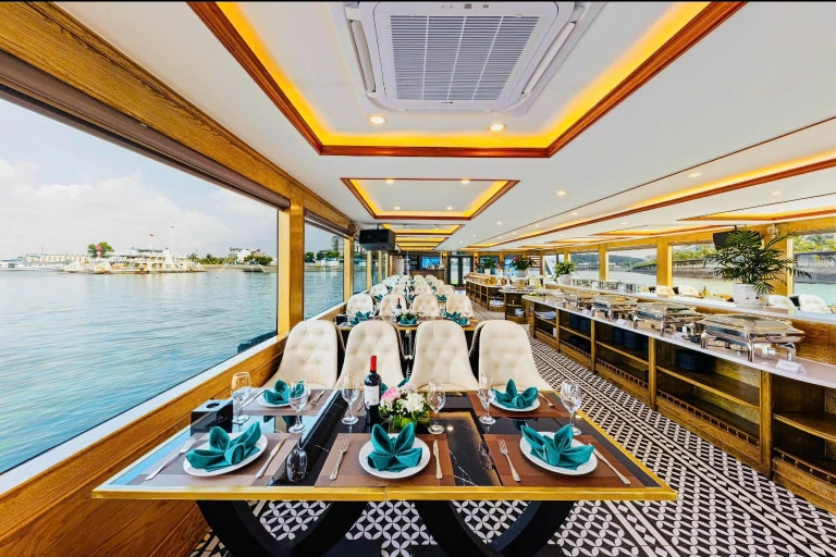 Halong Heritage luxury 5* Cruise by Limousine & Jacuzzi Halong Heritage luxury Cruise by Limousine
