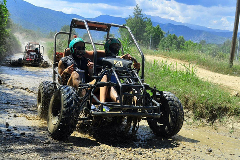 Sida: Privat rafting, zipline, fyrhjuling eller buggy med lunchPrivat forsränning, ziplining, fyrhjuling/ buggy med gemensam upphämtning