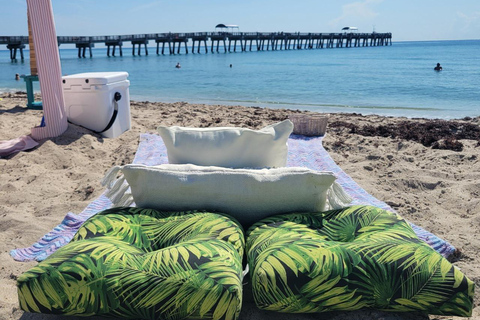 Juno Beach : Location de cabane pour une journée de plage tout compris