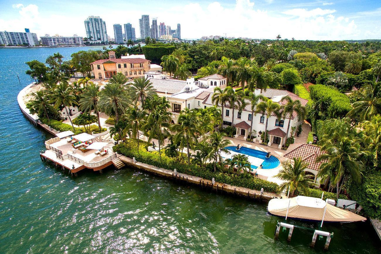Miami: Tour in barca delle case di Celebrity con guida