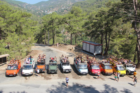 Alanya: 2 i 1 Dim Cave, Dim River och Jeep Safari Tour