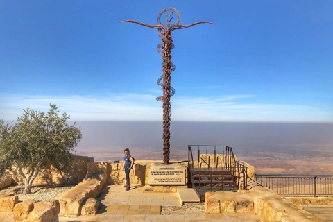 Au départ d'Amman : Madaba, Mont Nebo et Mer Morte - Excursion d'une journée complèteTransport et billets d'entrée pour tous les sites