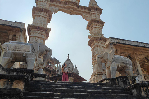 Jaipur: Full-Day Pink City Tour with Masala Tea Tour by Car and Driver with a Guide