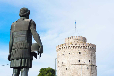 Thessaloniki: Caça ao tesouro e tour gastronômico em família com paradas para comer