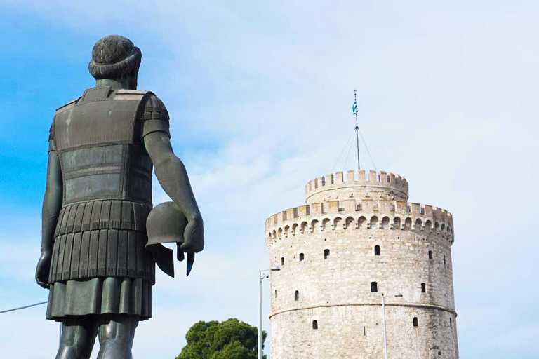 Thessaloniki: Caça ao tesouro e tour gastronômico em família com paradas para comer