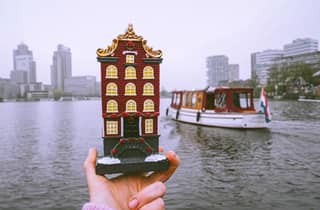Amsterdam-Bootstour mit Live-Guide