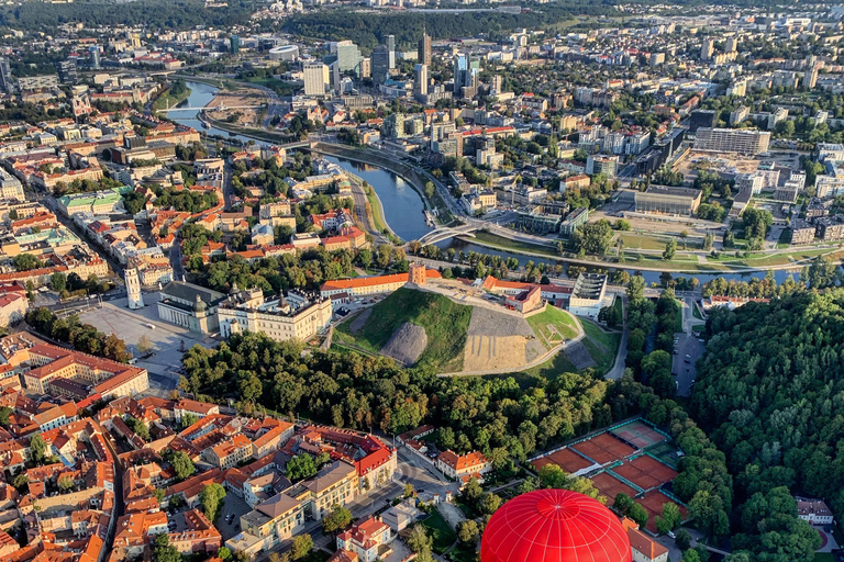 Trakai Hot Air Balloon Flight with Champagne & Small Gifts