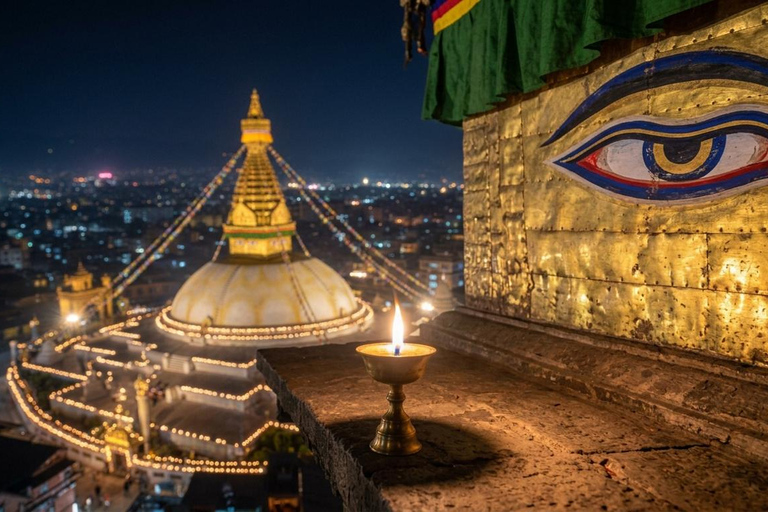 Kathmandu: Swayambhunath After Dark
