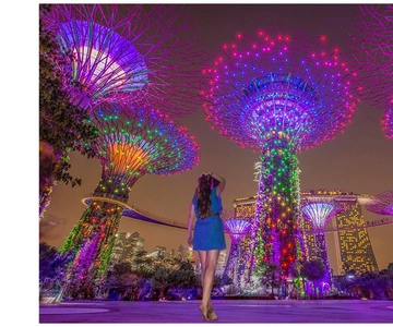 Singapore River Cruise, Spectra & Garden Rhapsody lysshow