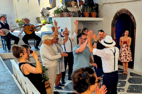 Santorini: Plate-Smashing Show & Fira Walking Tour