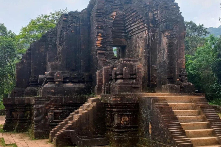 Fantastisk My Son Holyland solnedgång och båttur till Hoi An Ancient