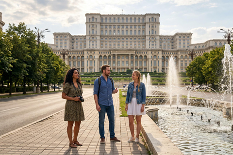 Bucharest Tour: Parliament, Ceausescu Villa & Village Museum PRIVATE-MINIVAN-Entrance tickets are included