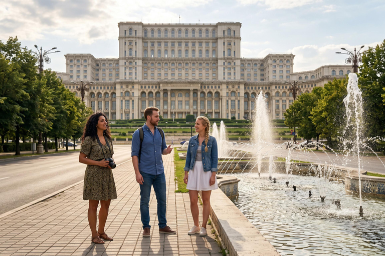 Bucharest Tour: Parliament, Ceausescu Villa & Village Museum PRIVATE-MINIVAN-Entrance tickets are included