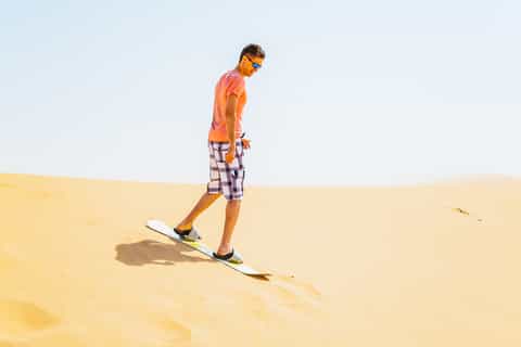 Dubai: Red Dune Safari, Camel Ride, Sandboarding, and Dinner