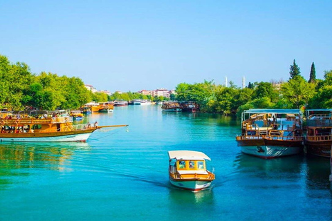 Manavgat: Riverboat Tour Waterfall, Bazaar and River Cruise Riverboat Tour Waterfall, Bazaar (No Transfer)