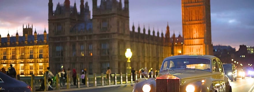 Visite de Londres en Rolls Royce d'époque