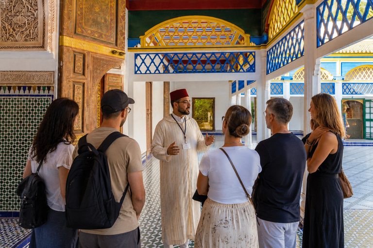 Marrakech: Bahia Palace, Ben Youssef Madrasa & Secret Garden English: Shared Group Guided Tour - From the Meeting Point