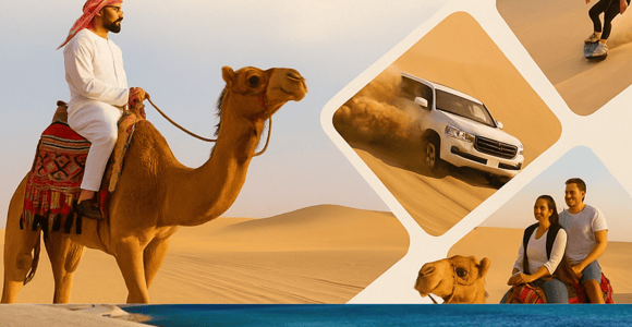 Doha Desert Safari, Camel Ride, Sandboarding & Inland Sea