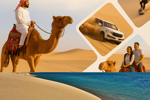 رحلات سفاري صحراوية في الدوحة، ركوب الجمال، التزلج على الرمال والبحر الداخليرحلة سفاري صحراوية مش