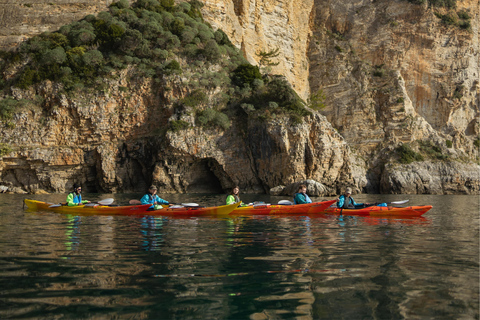 Budva: Winter Sea Kayak Tour to Caves & St Nicholas Island