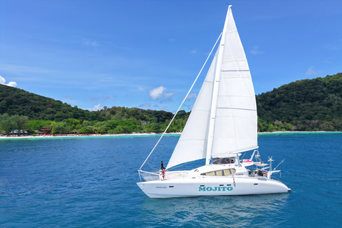 Phuket: dagtour met zonsondergang naar Coral, Racha-eilanden en Promthep-kaapPremium duikoptie (ophalen bij het hotel)