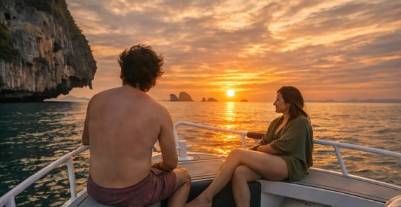 Krabi: Sunset Clear Kayak & Bioluminescent Plankton + BBQ