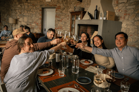 Florence: Chianti Fiat E-Car Tour with Wine Tasting & Lunch Topolino E-Car – Double Driver