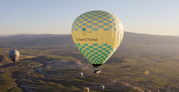 Cappadocia Fairychimneys Sunrise Flight ( Turkiye Balloons )