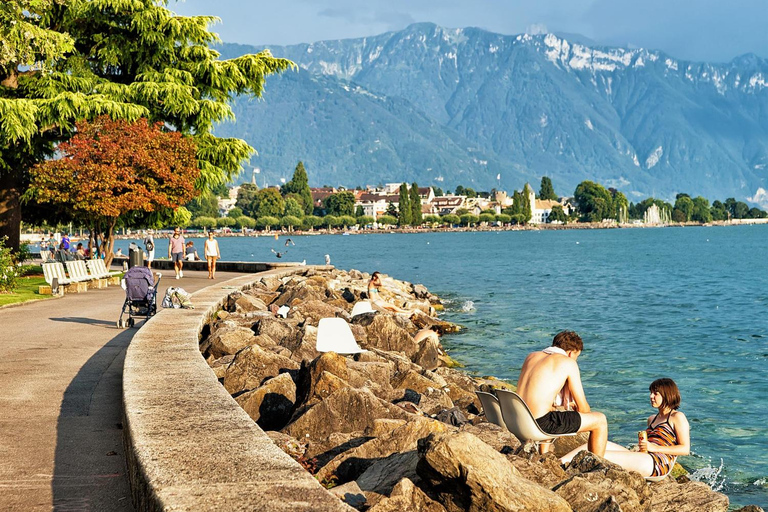 Vevey: Express-Spaziergang mit einem Einheimischen in 60 Minuten