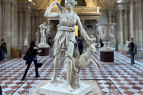 París: Visita guiada en PORTUGUÉS al Louvre-semiprivada