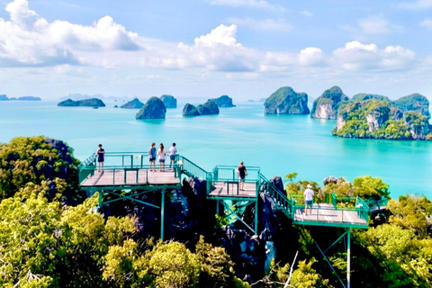 Hong Islands, Emerald Lagoon & 360° Viewpoint Day Tour Longtail Boat (Scenic & Relaxed Experience)