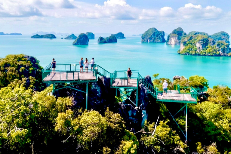 Hong Islands, Emerald Lagoon & 360° Viewpoint Day Tour Longtail Boat (Scenic & Relaxed Experience)
