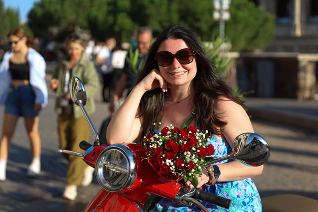 Tour fotografico di Roma in Vespa