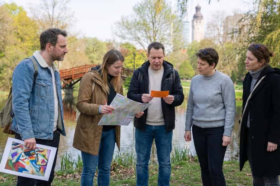Leipzig Graphisches Viertel: Outdoor Escape Game. Foto: GetYourGuide