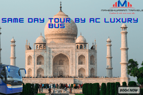 Delhi To Agra, Mathura, Vrindavan Same Day Tour By AC Bus