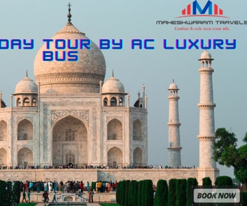 Delhi para Agra, Mathura, Vrindavan Excursão de mesmo dia em ônibus AC
