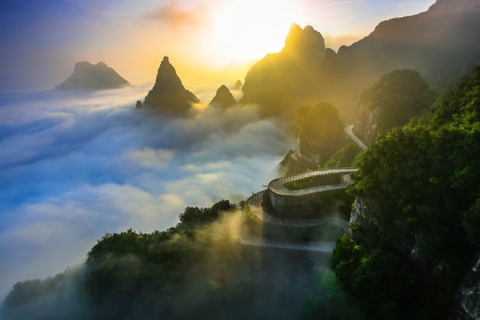 Desde Zhangjiajie: Paseo de un día por la Montaña y el Cielo de Tianmen