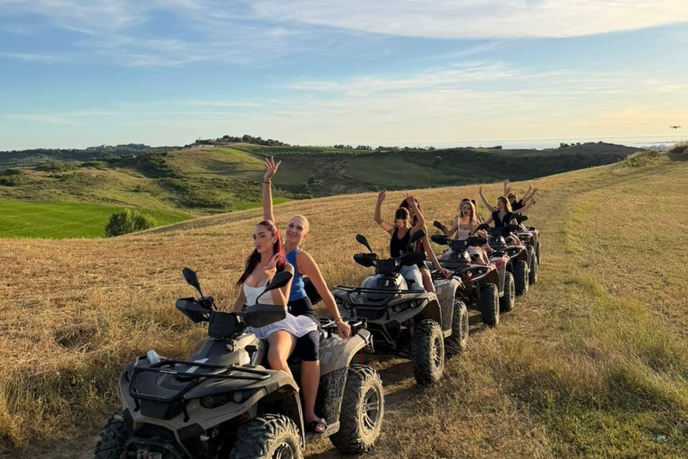 Durrës: Guided ATV Quad Bike Adventure with Coastal Views ATV Sunset Ride - 19:00 Shared ATV (2 People/1 Quad Bike)