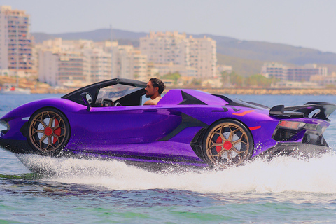 JetCar Excursion - Super Sports SVJ or SF90 Water in Ibiza 30-MINUTE JETCAR TOUR OF IBIZA