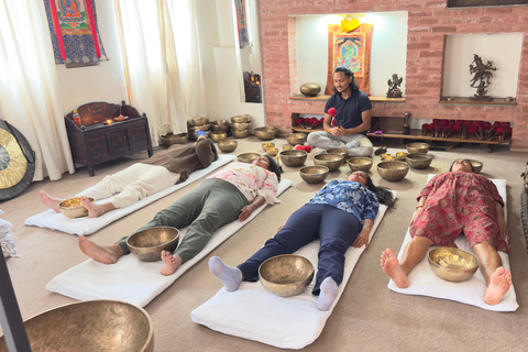 Kathmandu: Singing Bowl Sound Therapy Session Singing Bowl healing session 1 hours