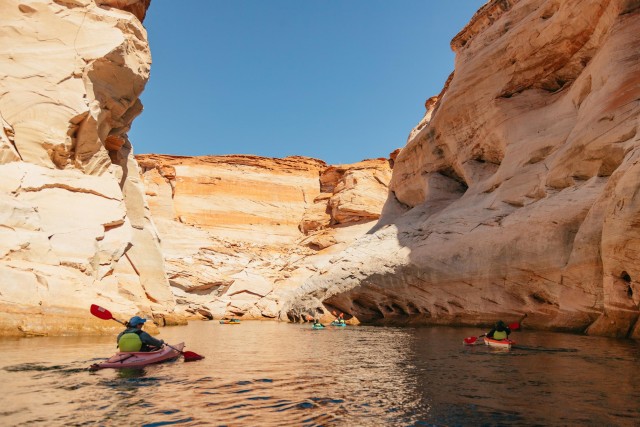 Visit Page/Lake Powell Guided Kayak & Water Antelope Canyon Tour in Page, Arizona, USA